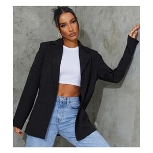 Oversized Black Blazer From Pretty Little Thing!